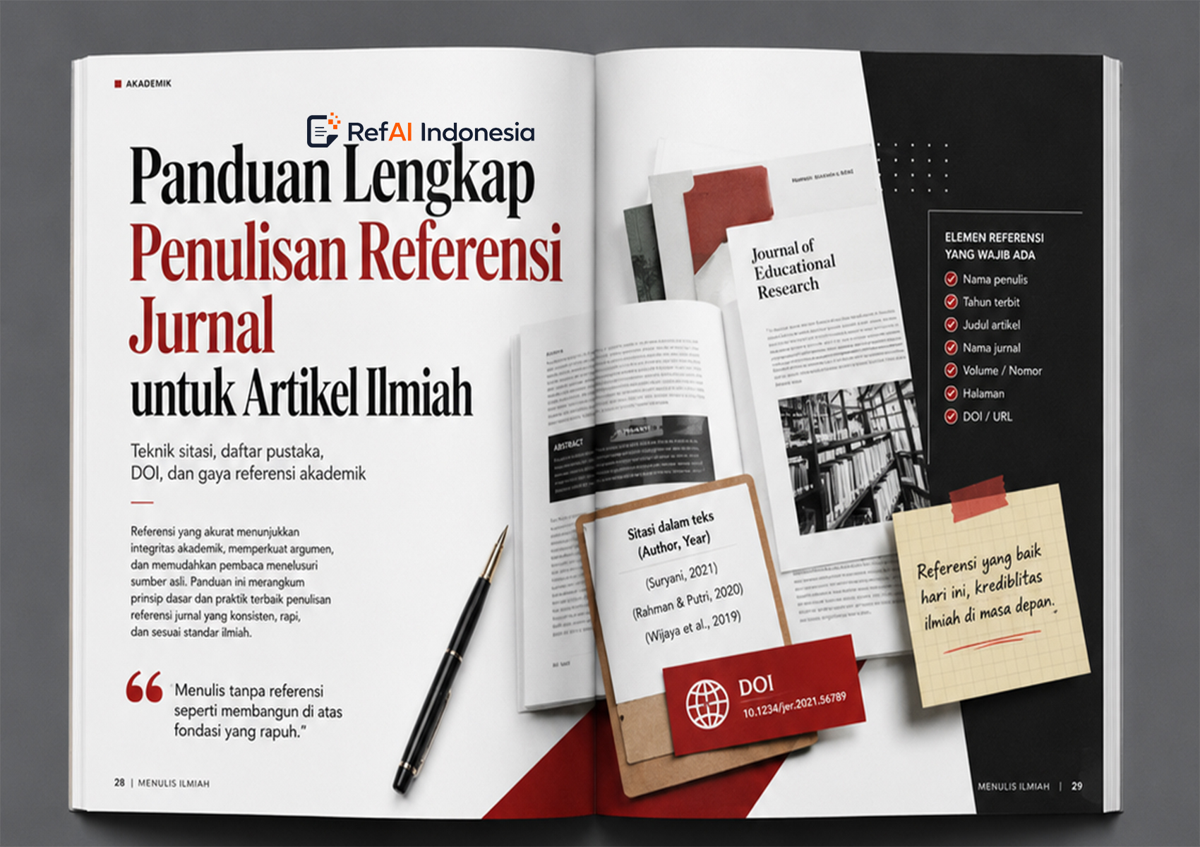 Panduan Lengkap Penulisan Referensi Jurnal untuk Artikel Ilmiah